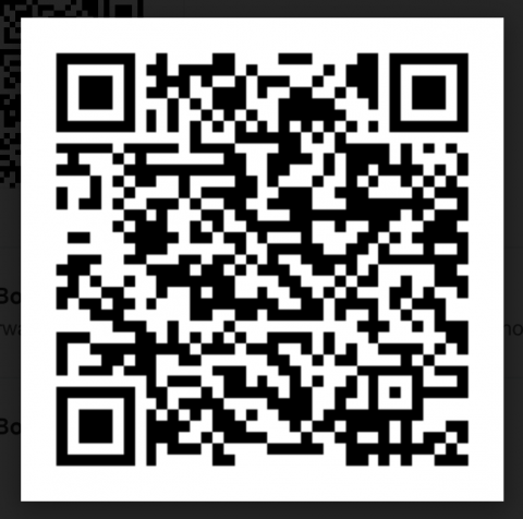 Scan QR code for links to the website.  