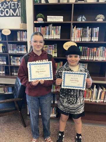 Students of the month 2